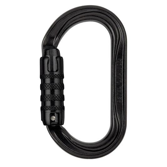 Petzl Oxan Triact-Lock Black Steel ANSI Carabiner