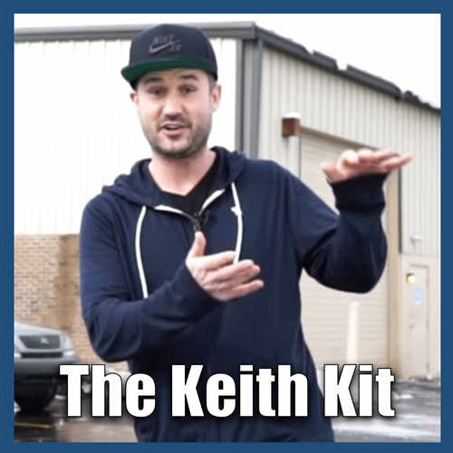 The Keith Kit Black Bucket with Red Handle