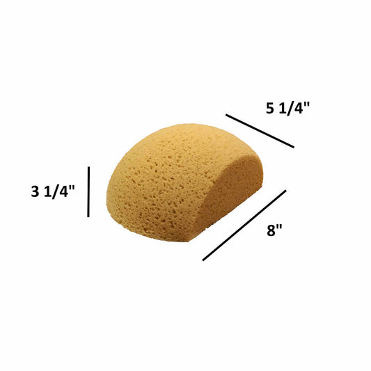 #758 8x5.25x3.25 Inch Half-Moon Honeycomb Hydrophilic Sponge