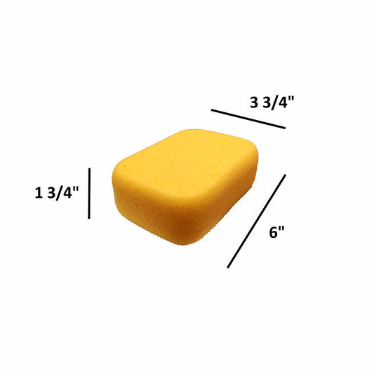 #SO4 6x3.75x1.75 Inch Rectangular Fine Pore Hydrophilic Sponge
