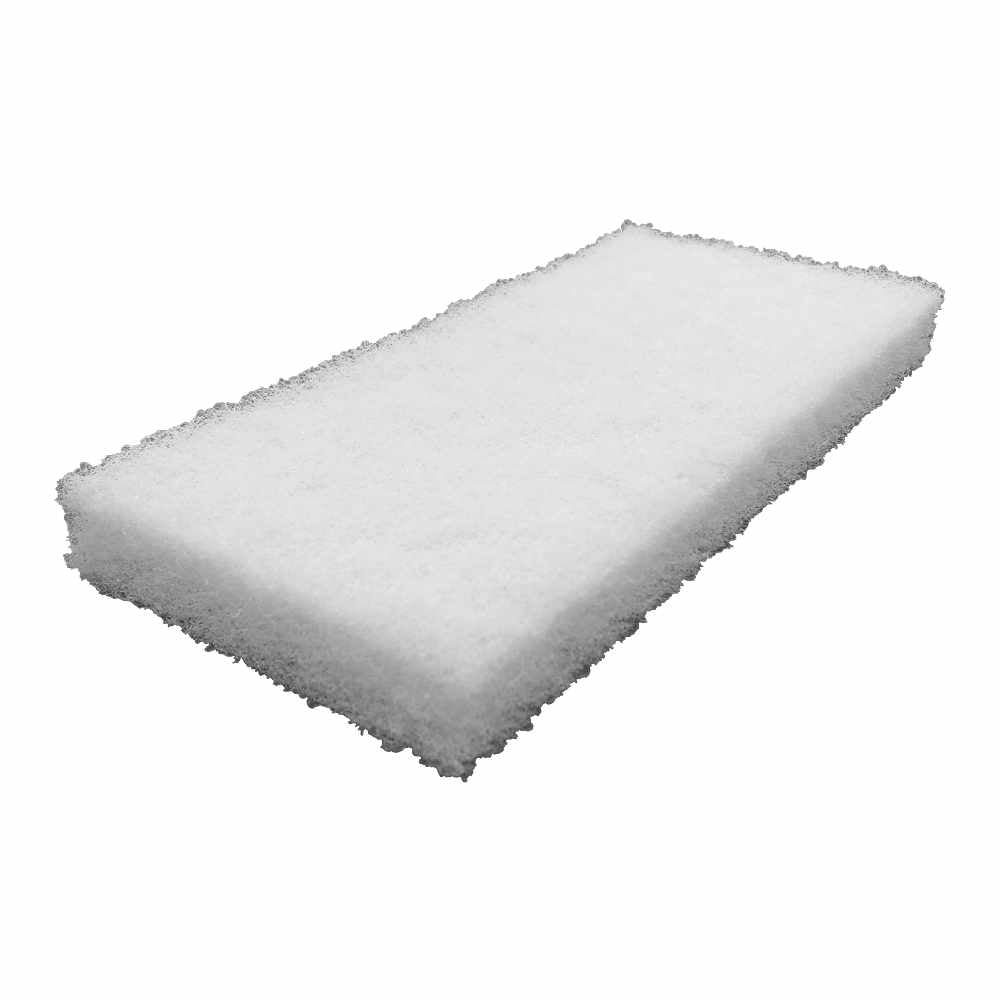 4.5x10 Inch Thick White Scrub Pads