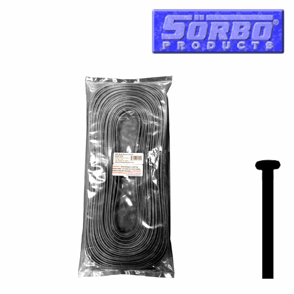 Sorbo Silicone Replacement Squeegee Rubber (50 Foot Roll)