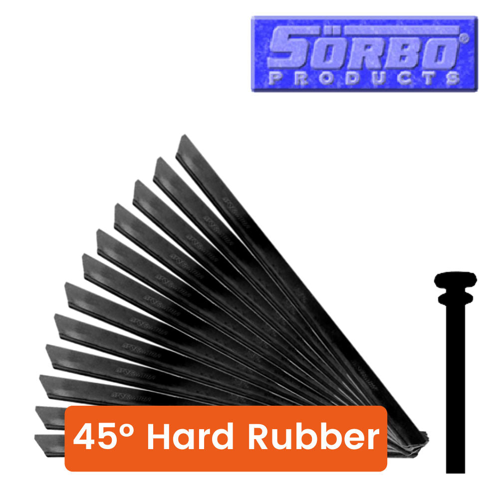 Sorbo FIRM45 Replacement Squeegee Rubber (Dozen Pack)