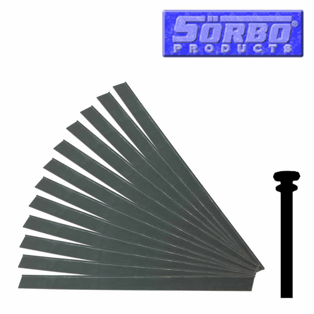 Sorbo Natural Replacement Squeegee Rubber (Dozen Pack)
