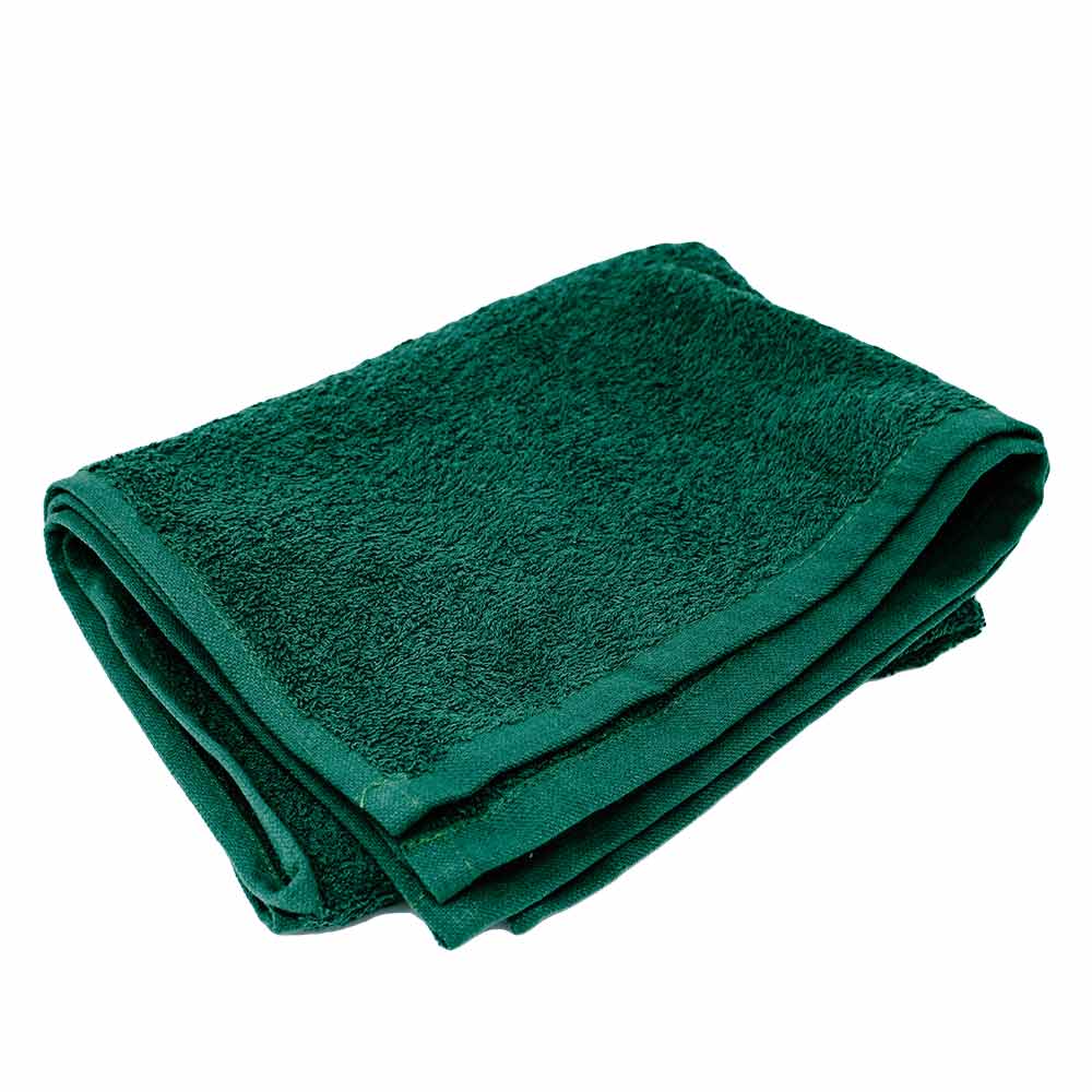 16x27 Inch Heavy Green Terry Cloth Towels (Dozen)