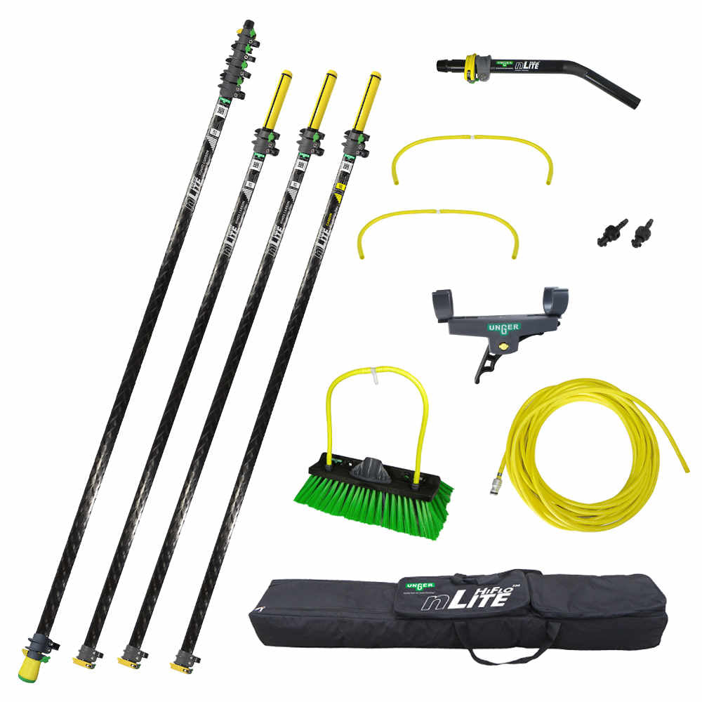 Unger HiFlo nLite HiMod 55 Foot Waterfed Pole Kit