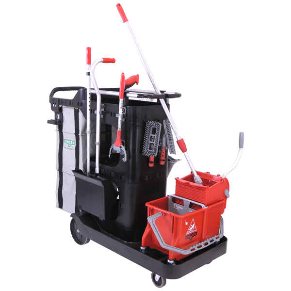 Unger RestroomRx Cart System Cleaning Specialist Complete Kit (16 Quart)