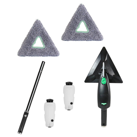 Unger Stingray Refillable Microfiber Indoor Window & Surface Cleaning 3 Foot Kit